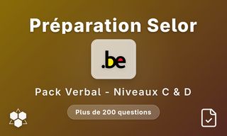 Raisonnement verbal Travaillerpour.be - Niveaux C et D